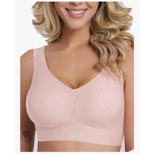Wireless Bras For Women, Seamless Full Coverage Comfortable Soft V Neck No Under